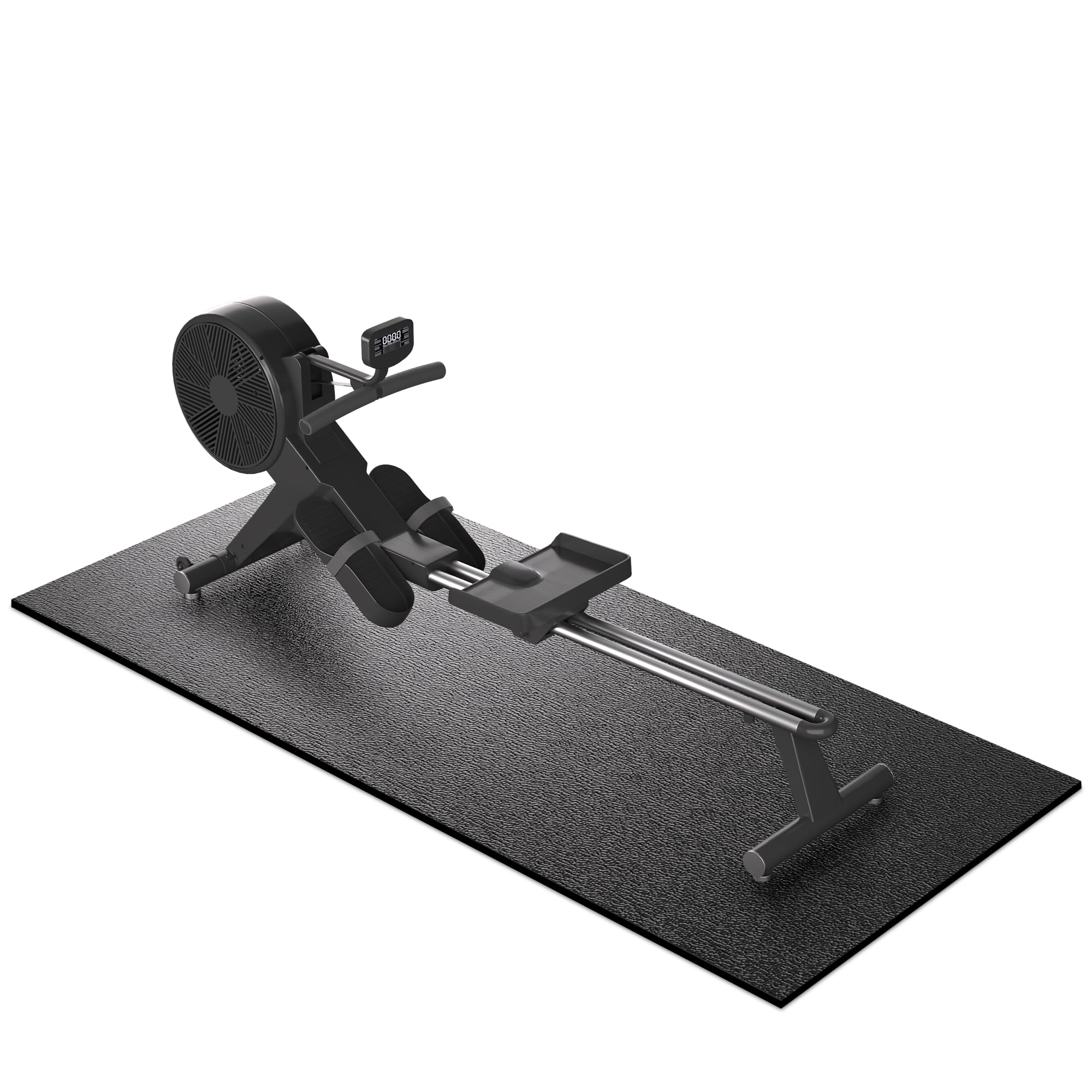GymCope Treadmill Mat for Hardwood Floor Carpet 7'x3'/6'x3'/6'x2.5'/4'x2' | 6mm Thick Exercise Equipment Gym Mat, Compatible with Peloton Bike, Indoor Spin Bike, Elliptical